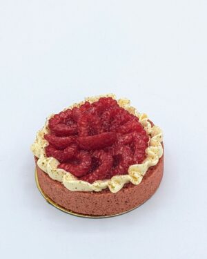 Vanille/Framboise et croquant de fruits secs